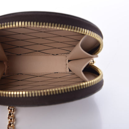 Louis Vuitton Calfskin Catogram Micro Boite Chapeau Marron 5 of 9