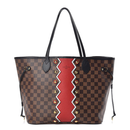 Louis Vuitton Damier Ebene Karakoram Neverfull MM 3 of 11