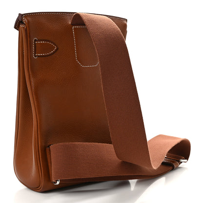 Hermes Natural Barenia Faubourg Hac A Dos PM Backpack Fauve 3 of 12