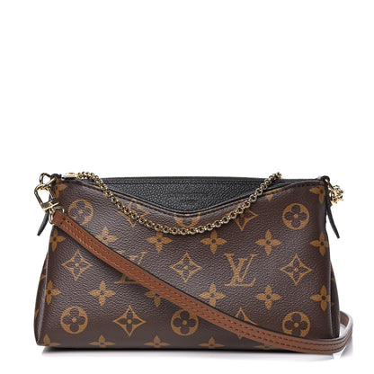 Louis Vuitton Monogram Pallas Clutch Black 1 of 10
