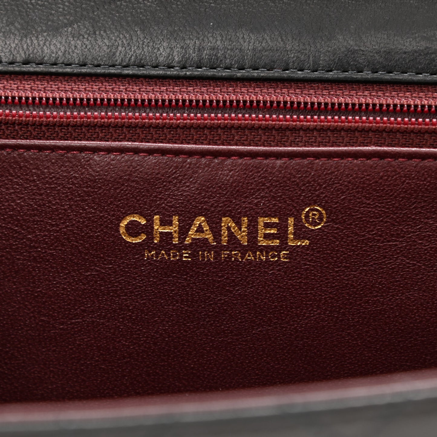 Lambskin Quilted Medium Single Flap Black