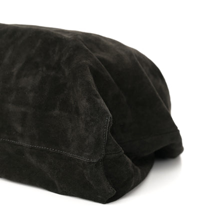 The Row Suede Bindle Bag Black 9 of 9