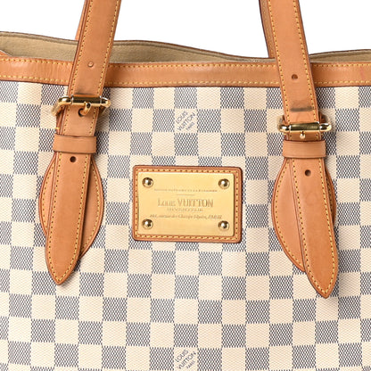 Louis Vuitton Damier Azur Hampstead MM 7 of 14