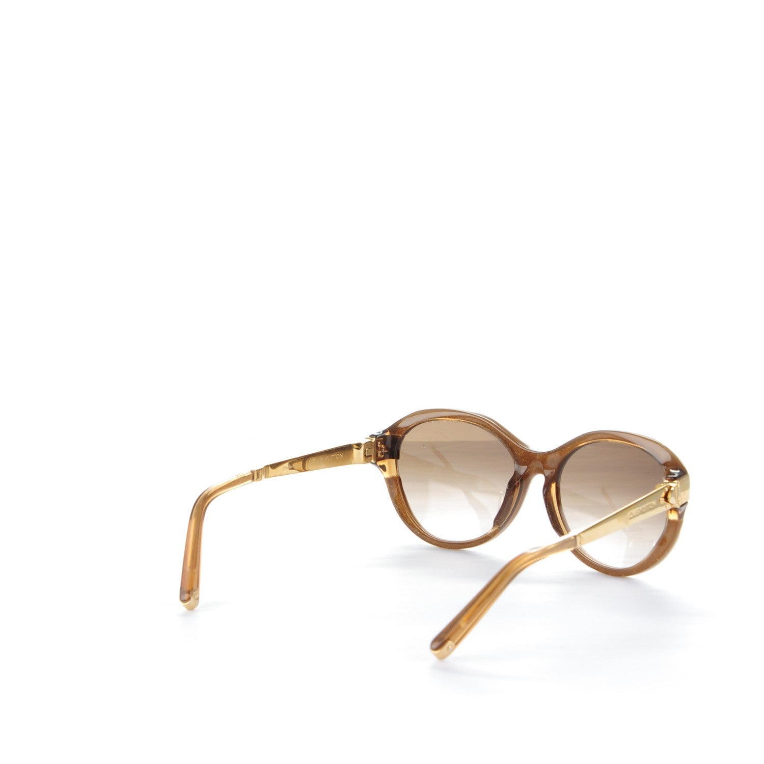 Louis Vuitton Petit Soupcon Cat Eye Sunglasses Z0487E Brown 3 of 6