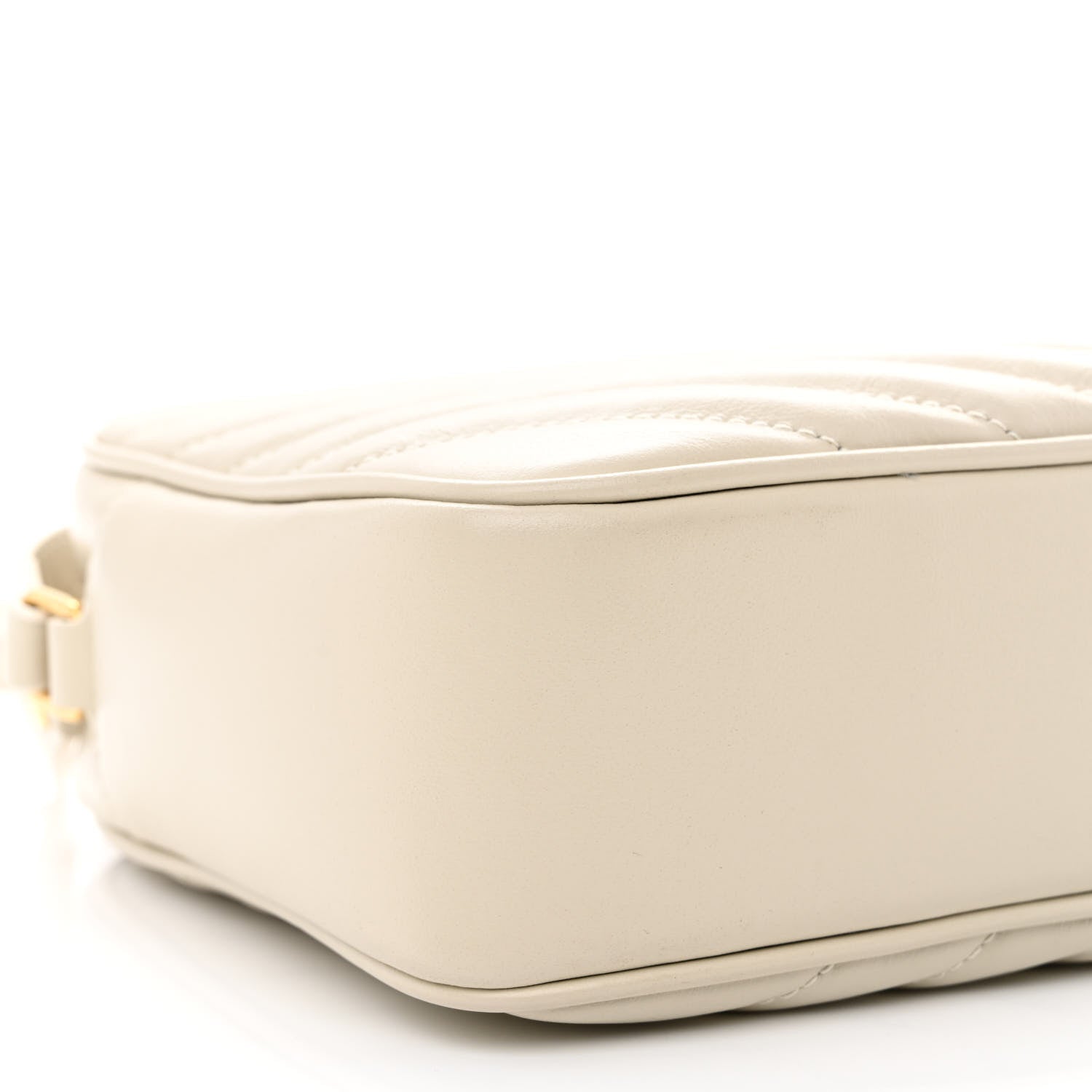 Saint Laurent Calfskin Matelasse Monogram Lou Camera Bag Crema Soft 9 of 10