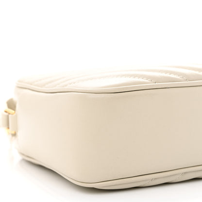 Saint Laurent Calfskin Matelasse Monogram Lou Camera Bag Crema Soft 9 of 10