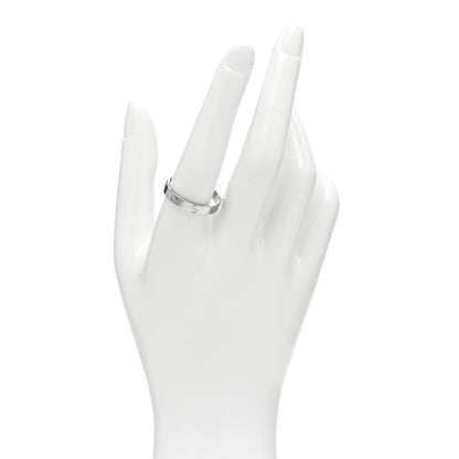 Cartier 18K White Gold 3.5mm LOVE Wedding Band Ring 60 9 2 of 4