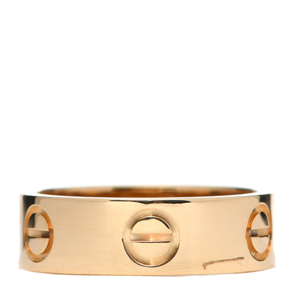 Cartier 18K Yellow Gold 5.5mm LOVE Ring 50 5.25 1 of 7
