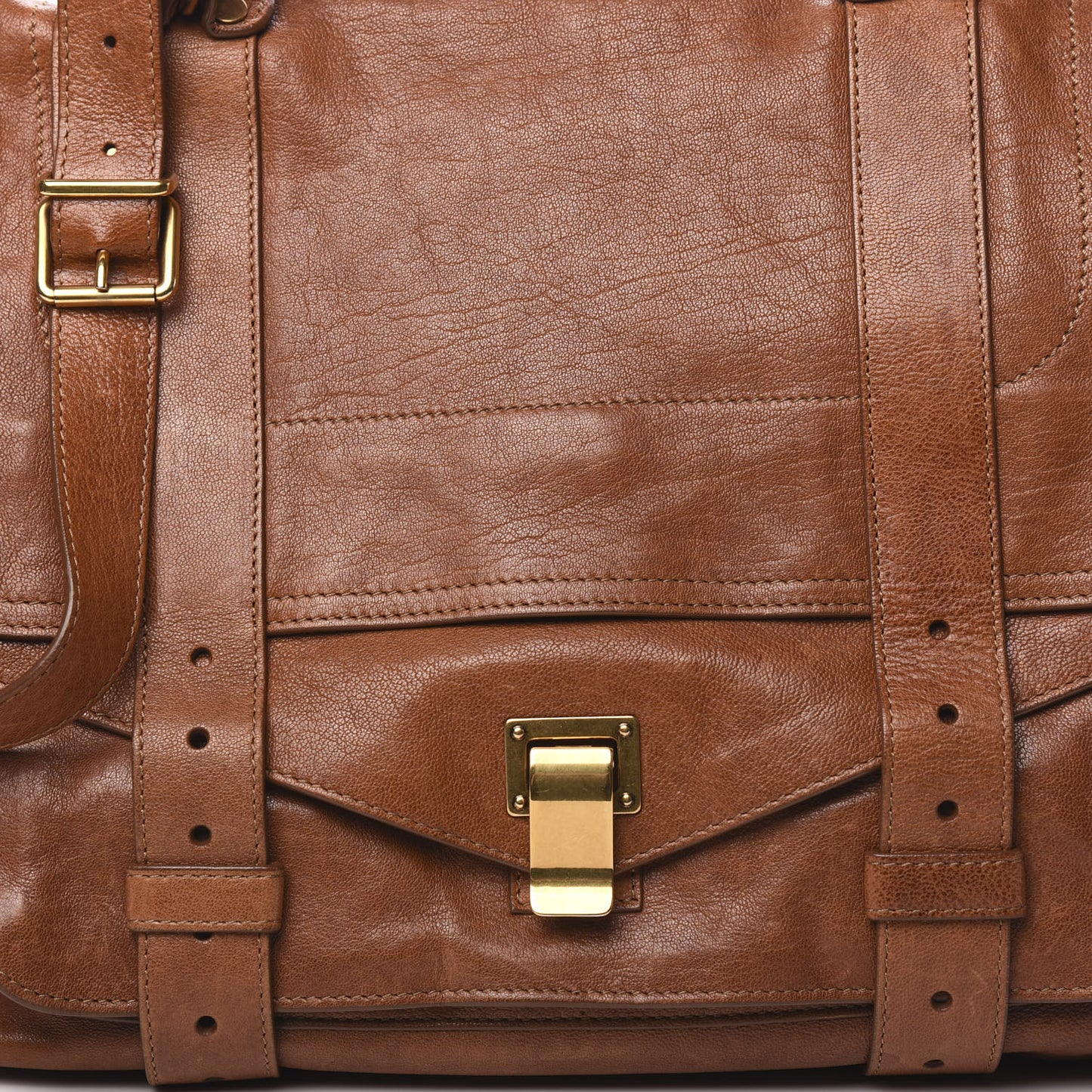 Lambskin Large PS1 Satchel Saddle