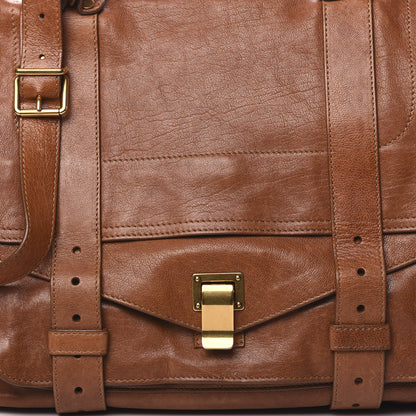 Proenza Schouler Lambskin Large PS1 Satchel Saddle 11 of 12