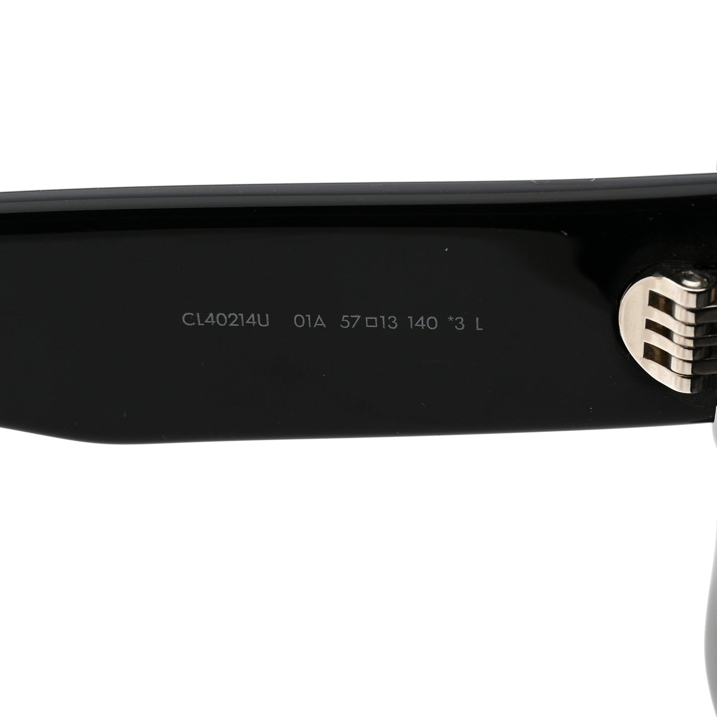 Acetate Monochroms Square Sunglasses CL40214U Black
