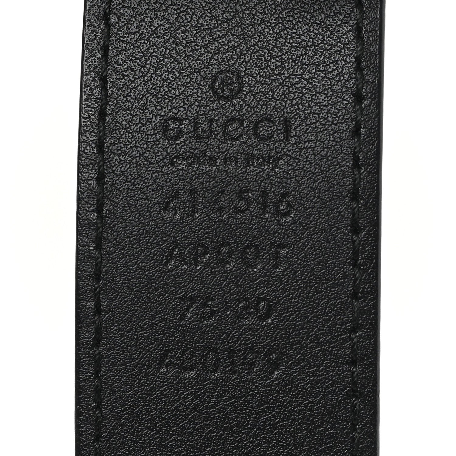 Gucci Calfskin Double G 30mm Belt 75 30 Black 3 of 4