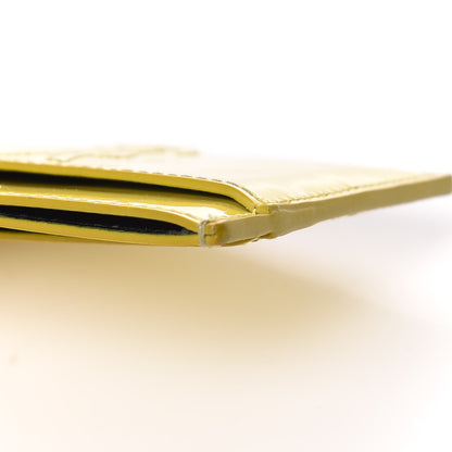 Saint Laurent Patent Belle De Jour Card Case Yellow 11 of 11