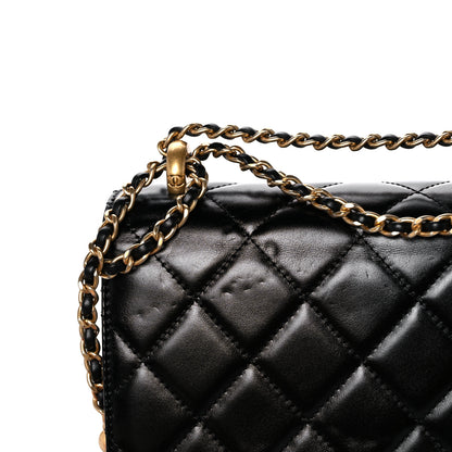 Chanel Calfskin Quilted Mini Perfect Fit Flap Black 12 of 13