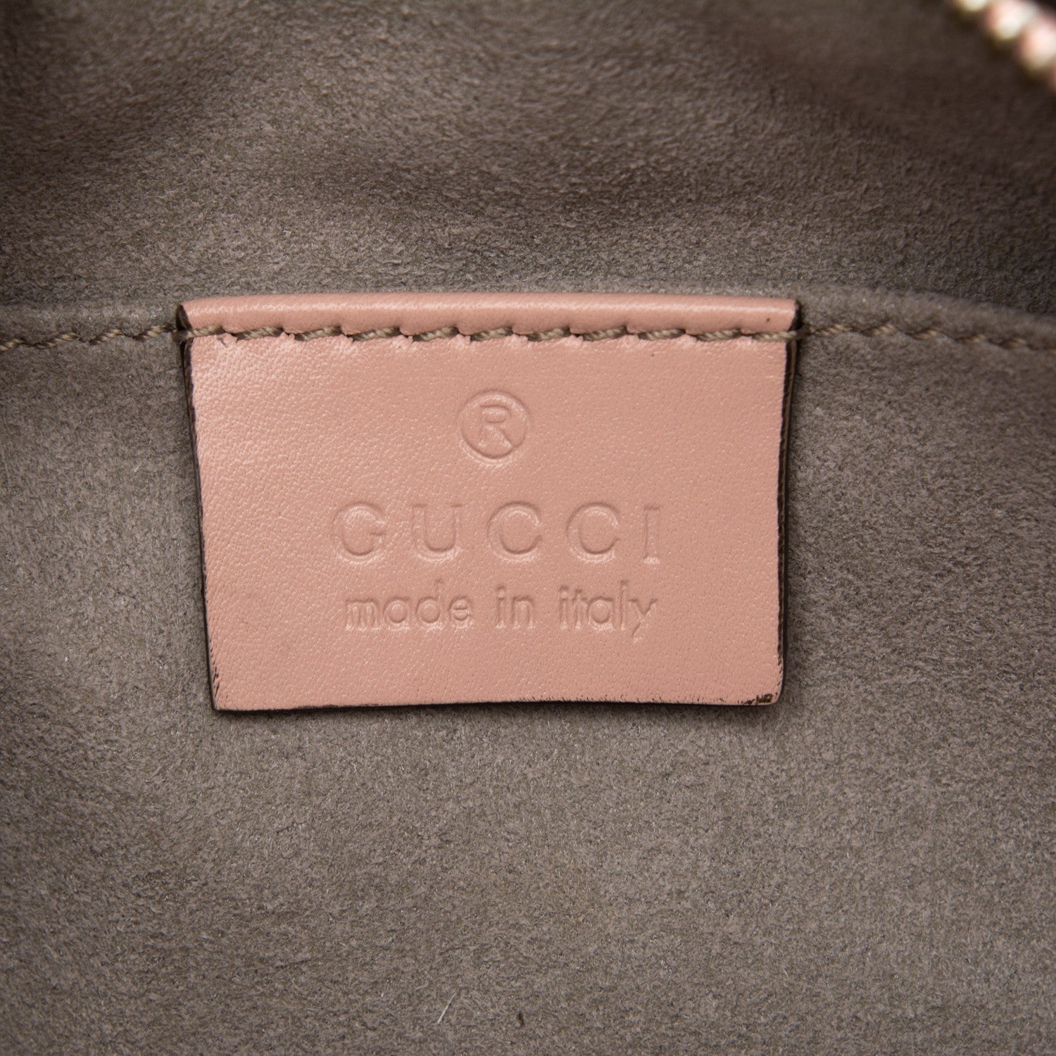 Gucci Calfskin Matelasse Mini GG Marmont Chain Shoulder Bag Perfect Pink 6 of 7