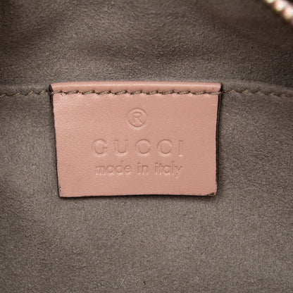 Gucci Calfskin Matelasse Mini GG Marmont Chain Shoulder Bag Perfect Pink 6 of 7