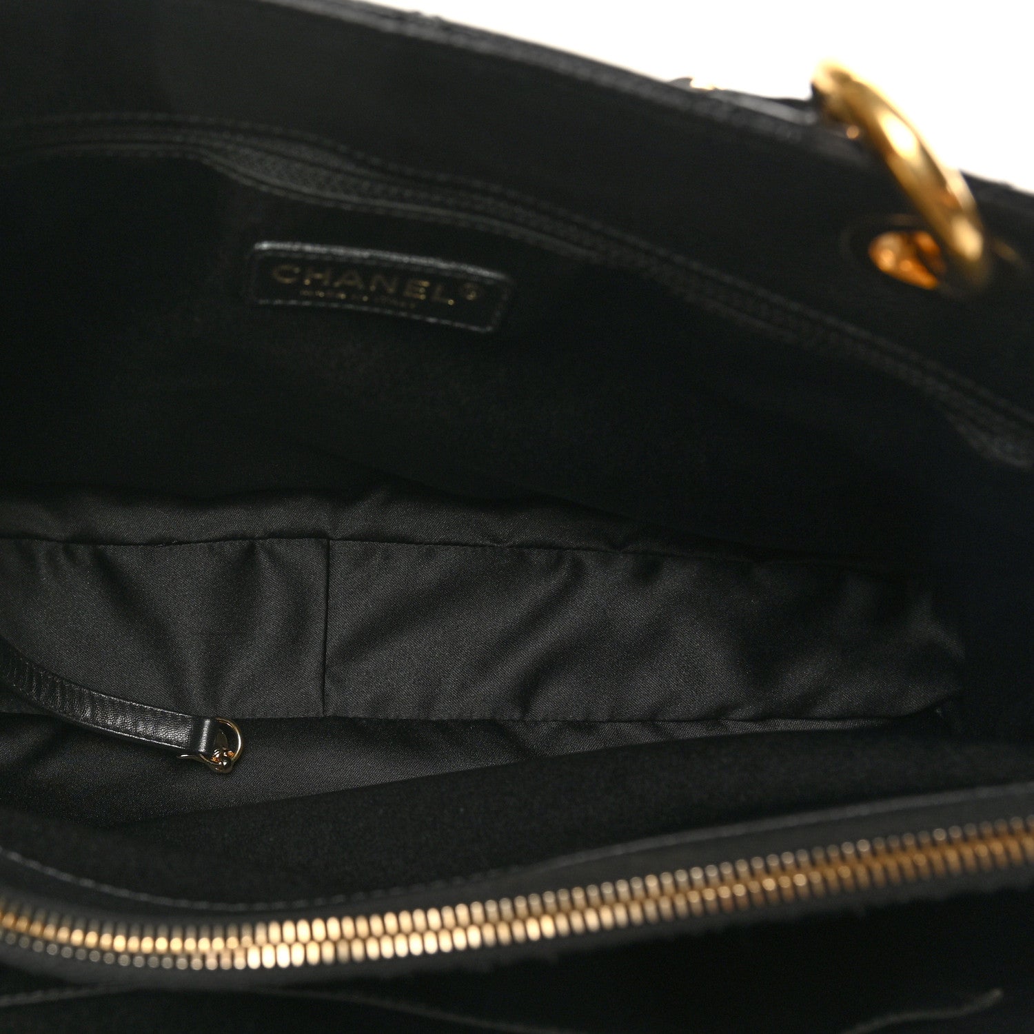 Chanel Caviar Quilted Grand Shopping Tote GST Black 5 of 11