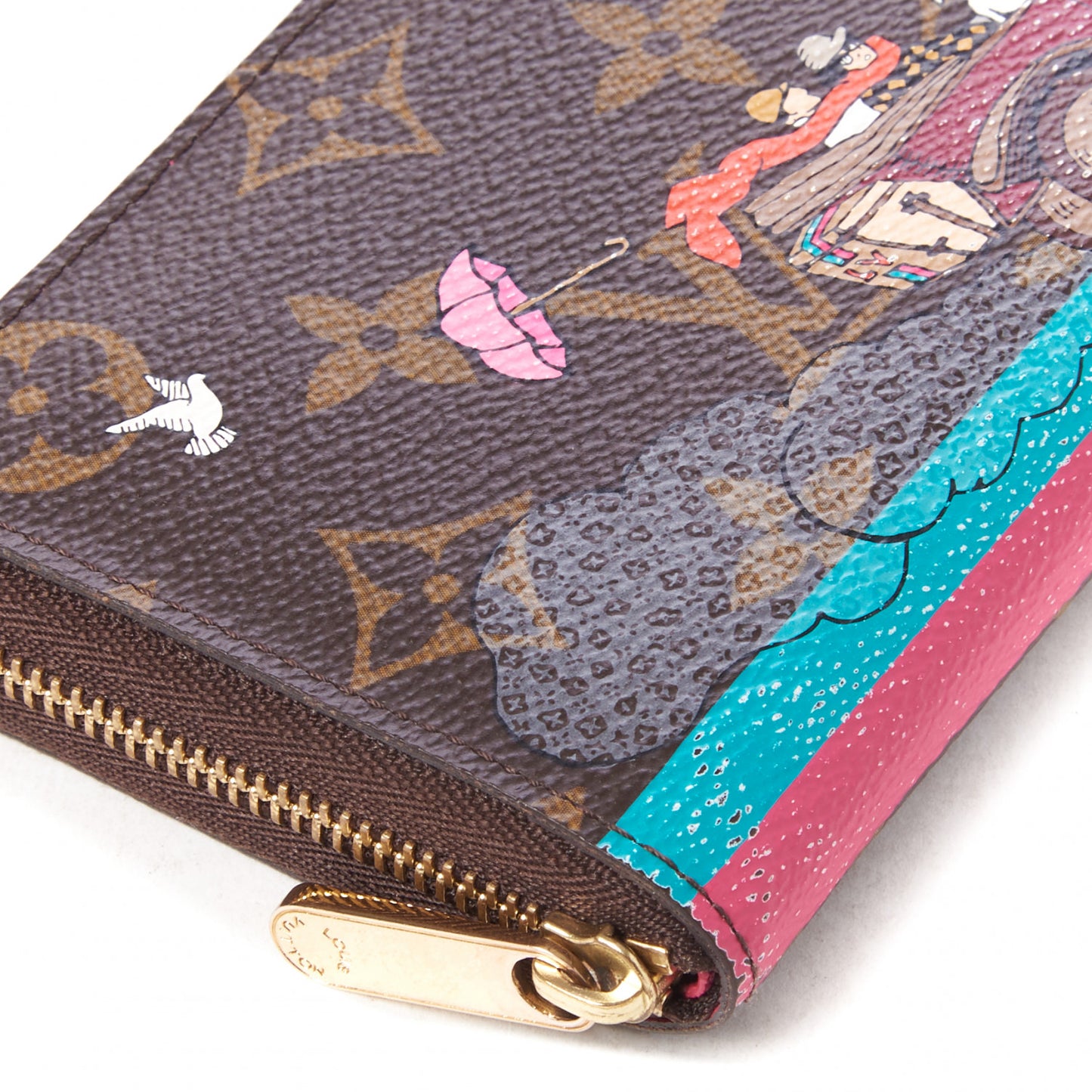 Monogram 2015 Christmas Animation Zippy Coin Purse