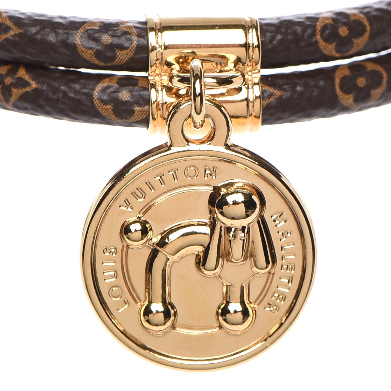Louis Vuitton Monogram Year Of The Dog Vuittonite Bracelet 17 5 of 7