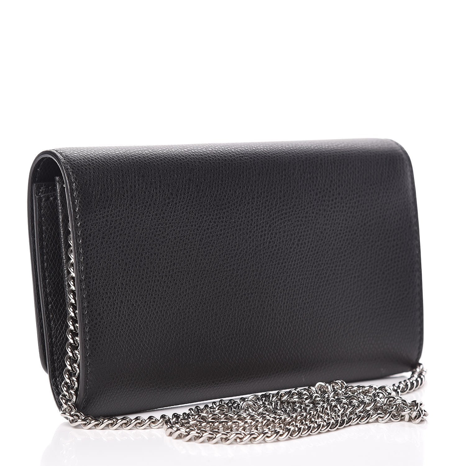 Fendi Vitello Cruise F is Fendi Wallet on Chain Black 3 of 11