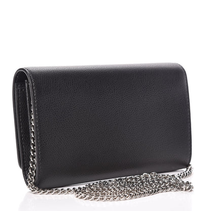 Fendi Vitello Cruise F is Fendi Wallet on Chain Black 3 of 11