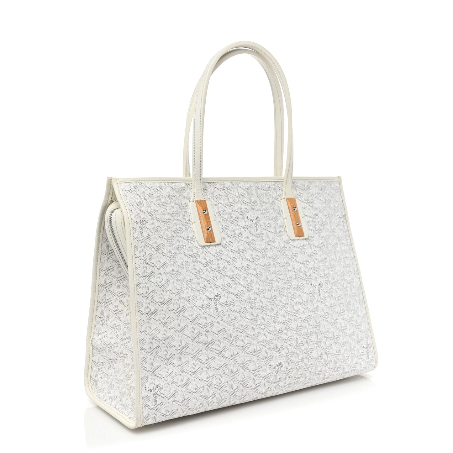 Goyardine Marquises Tote White