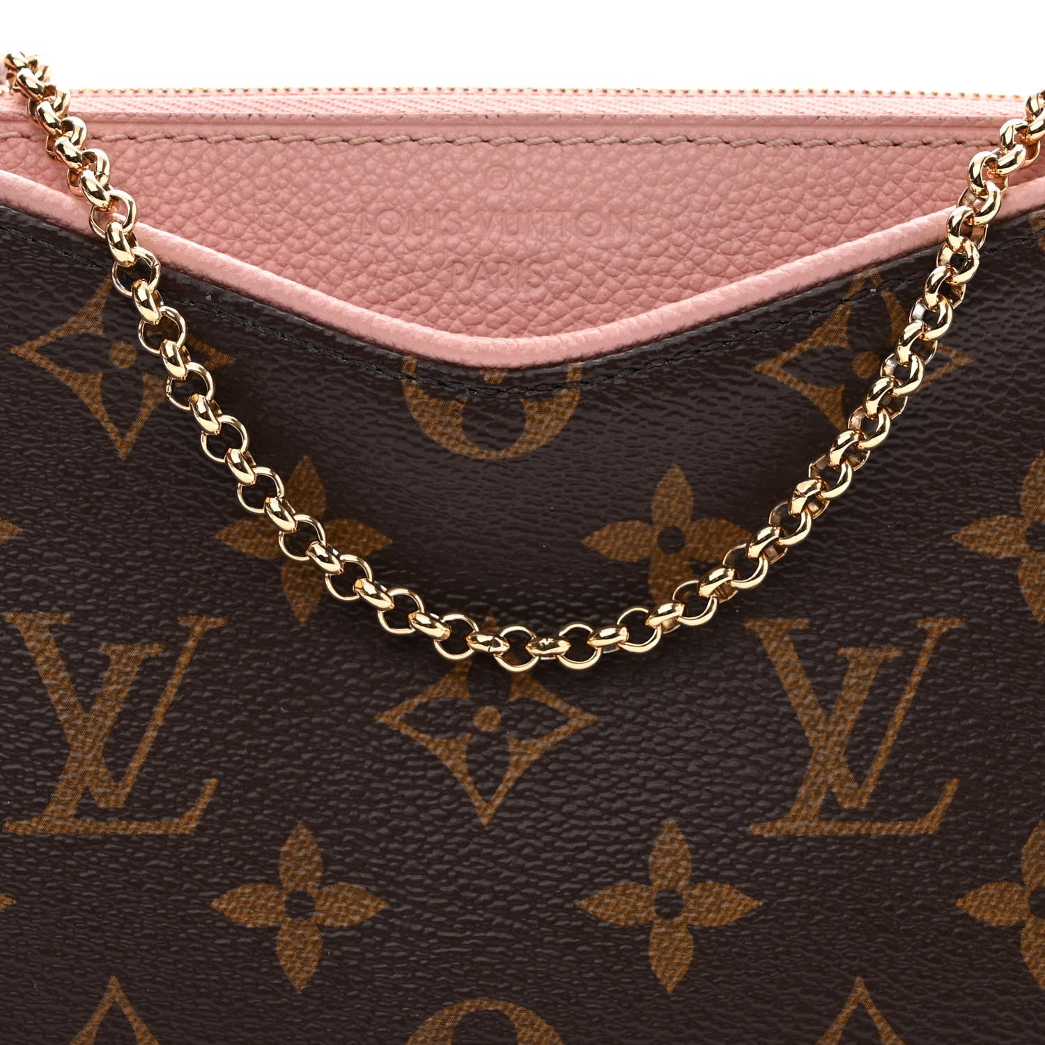 Louis Vuitton Monogram Pallas Clutch Rose Poudre 7 of 9