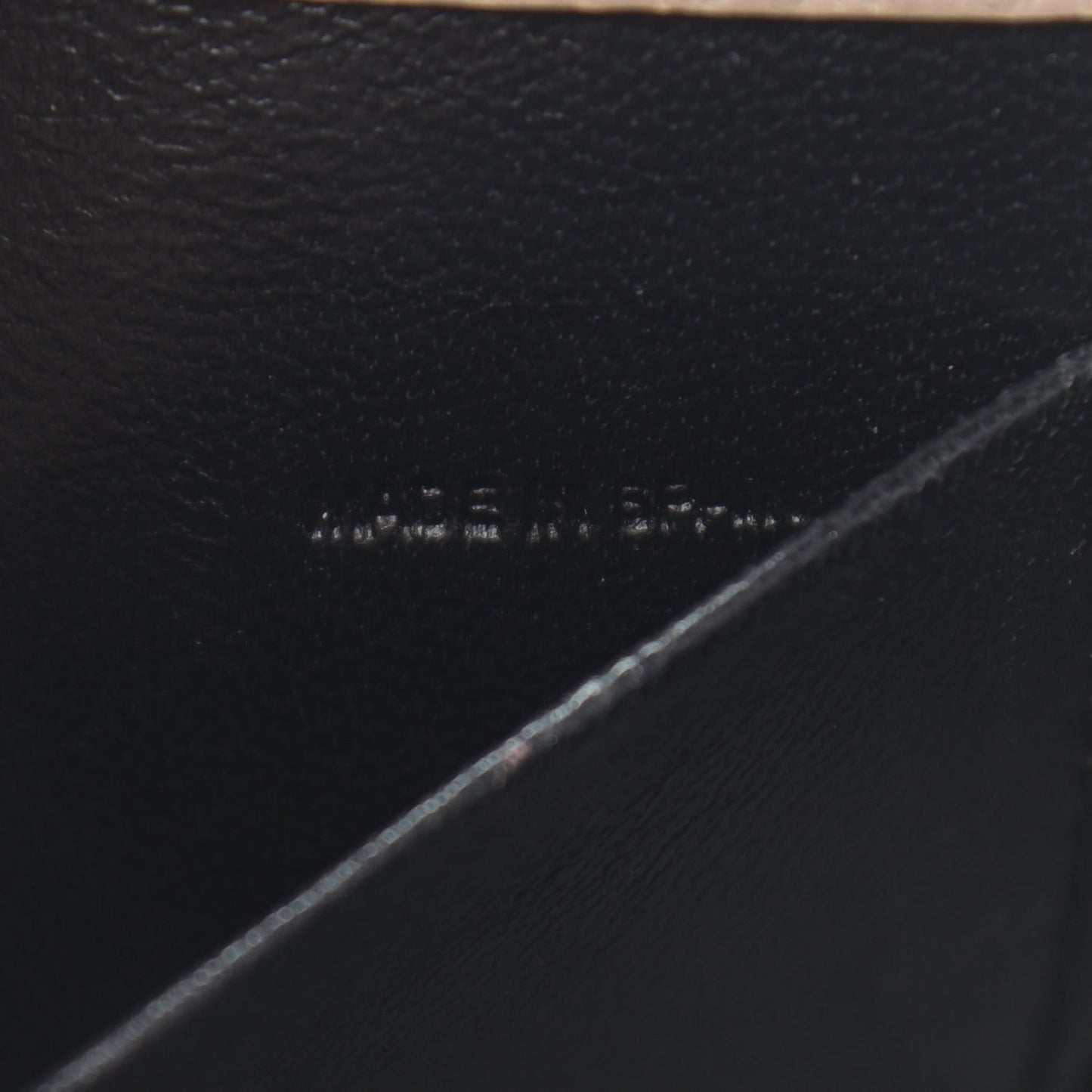 Calfskin Small Nile Bracelet Minaudiere Bag Motty Grey