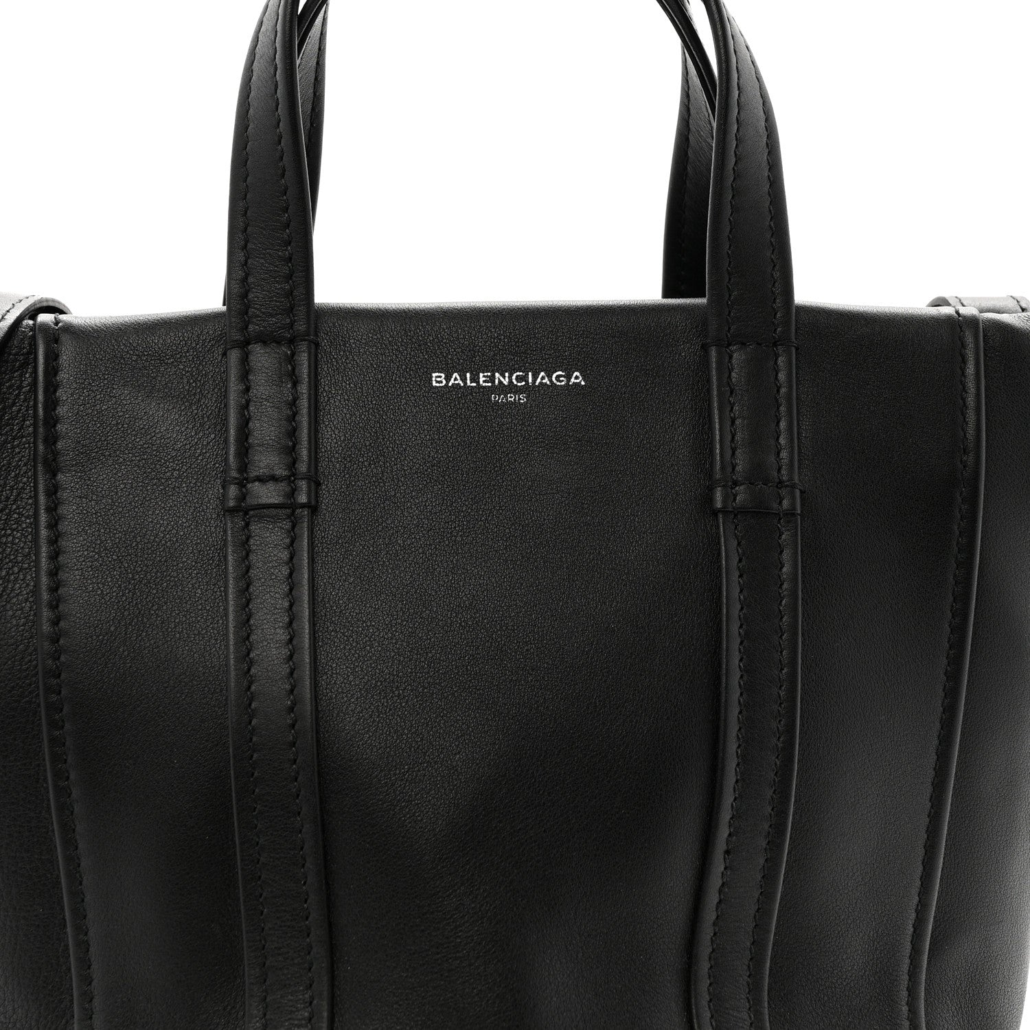 Balenciaga Calfskin XS Laundry Cabas Tote Black 1836392 – FASHIONPHILE