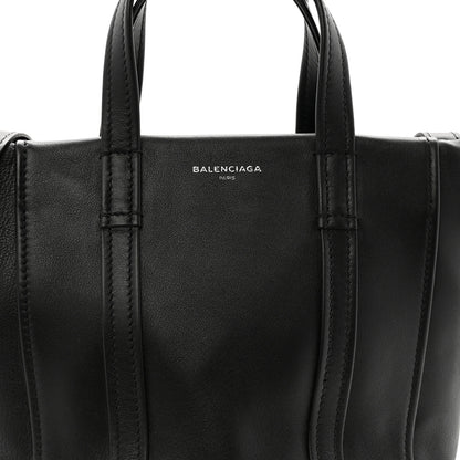Balenciaga Calfskin XS Laundry Cabas Tote Black 9 of 14