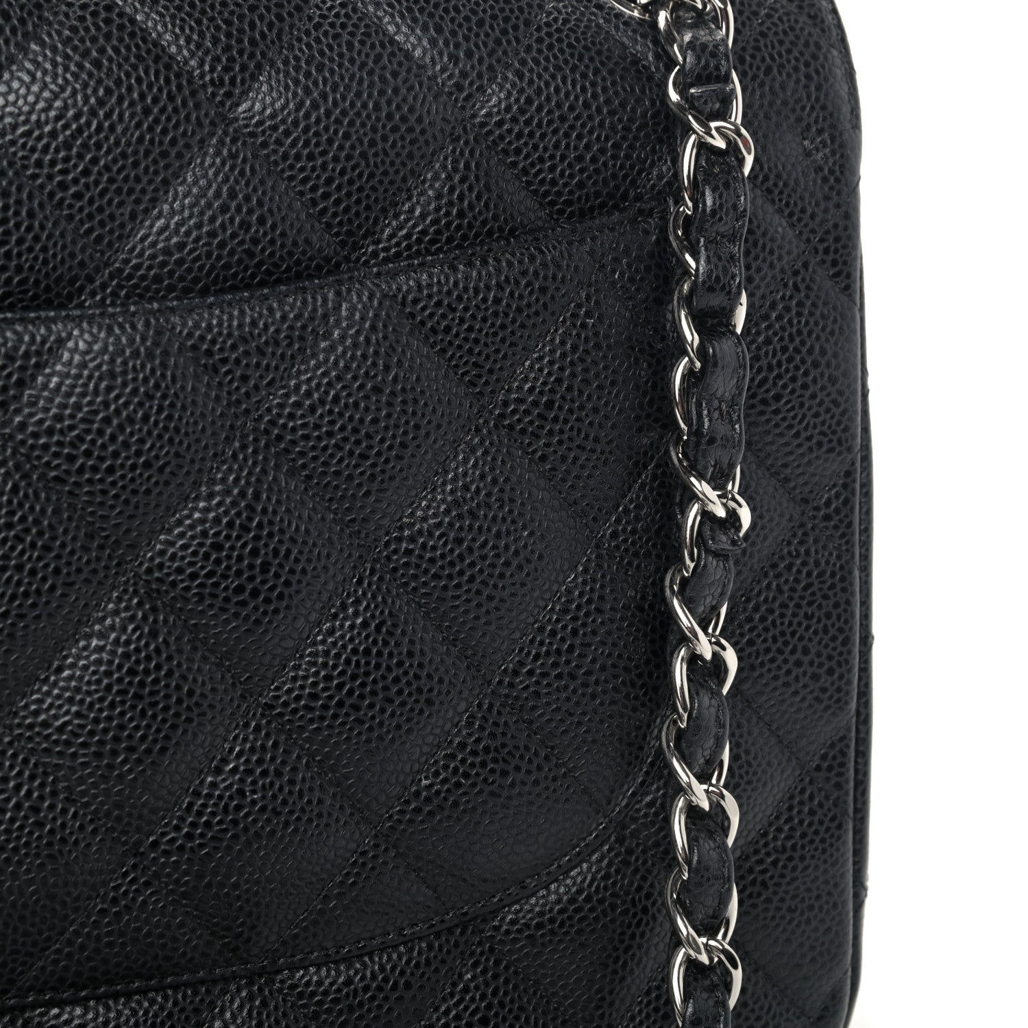 Chanel Caviar Quilted Jumbo Double Flap Black 10 of 10