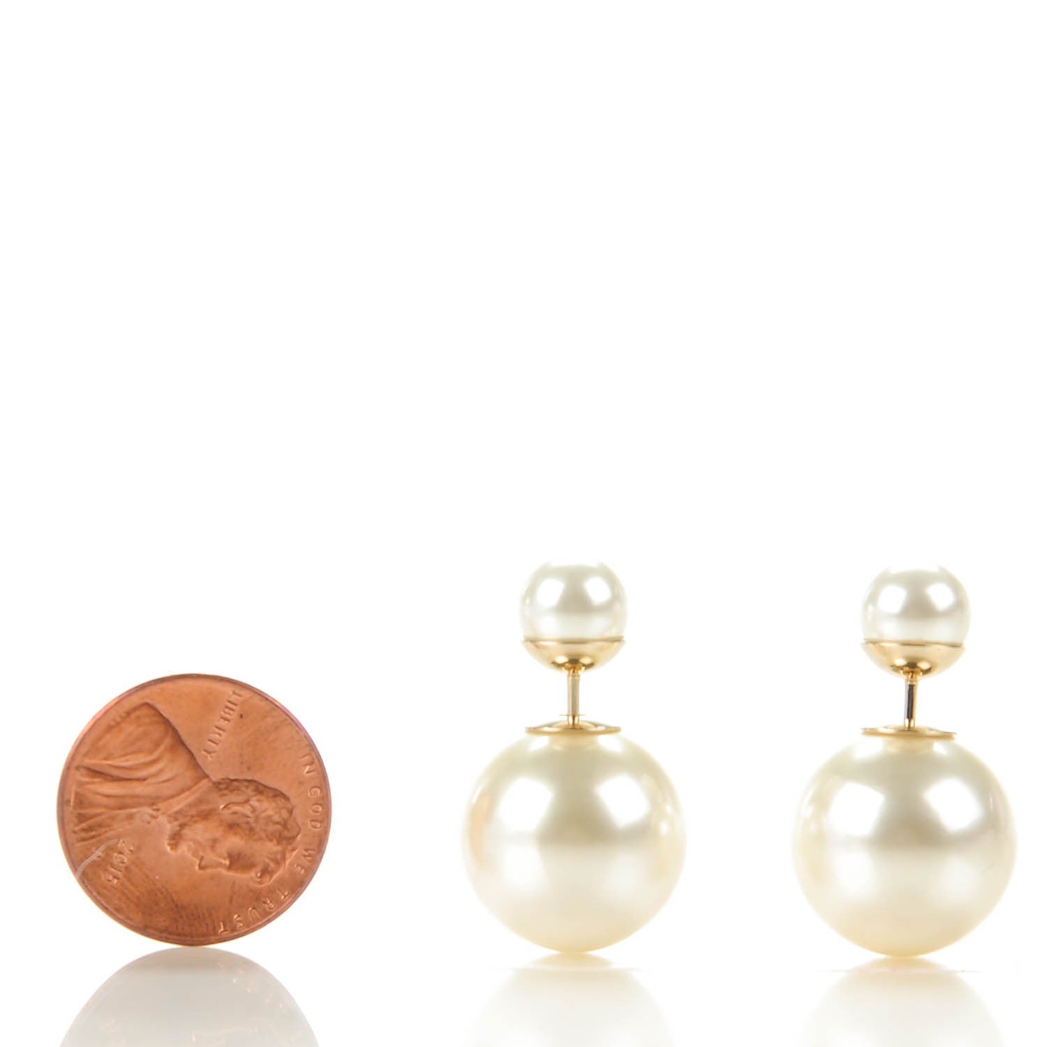 Christian Dior Pearl Mise En Dior Tribal Earrings 2 of 4