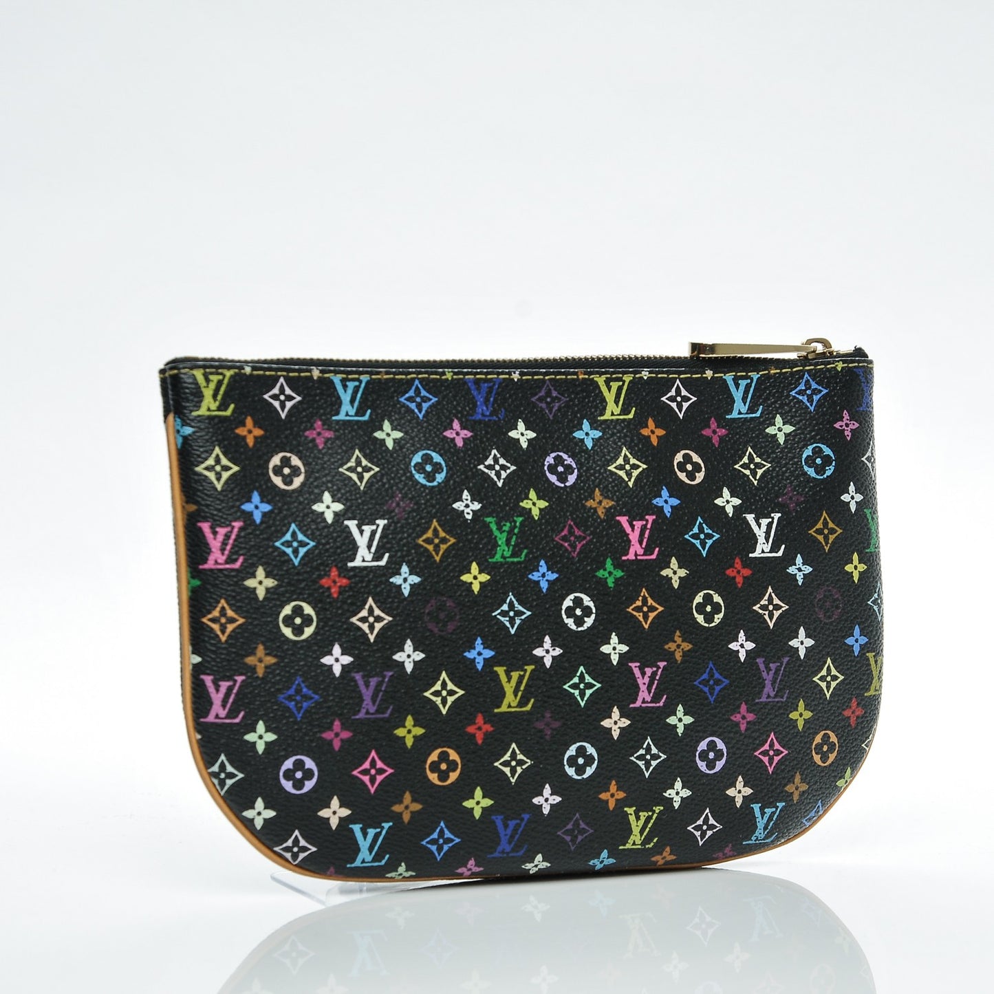 Monogram Multicolor Pochette Plate GM Black