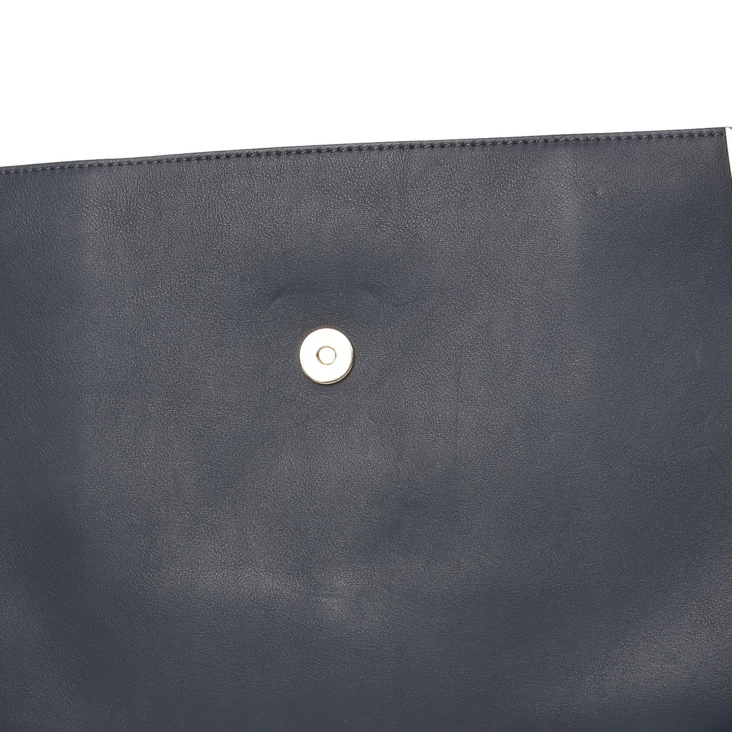 Suede Calfskin Medium Faye Shoulder Bag Silver Blue