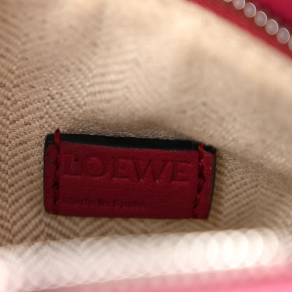 Loewe Calfskin Mini Puzzle Bag Raspberry 6 of 13