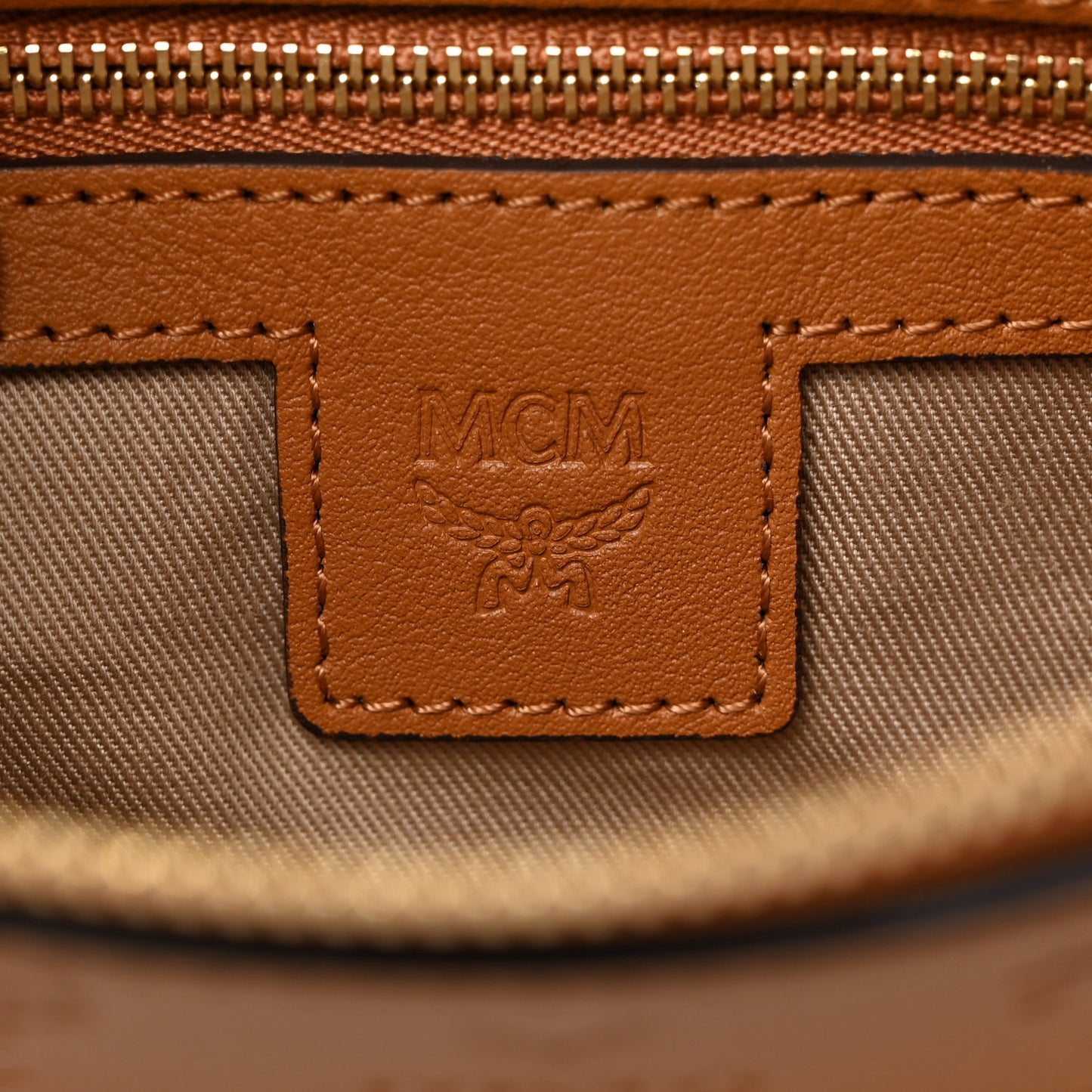 Calfskin Ottomar Crossbody Pouch Cognac
