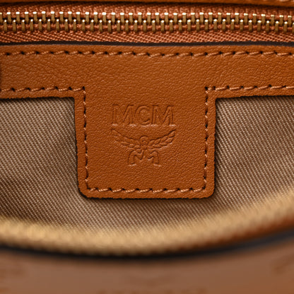 MCM Calfskin Ottomar Crossbody Pouch Cognac 6 of 11