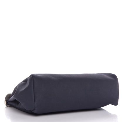 Hermes Toile Vache Calfskin Herbag 39 GM Bleu 5 of 12