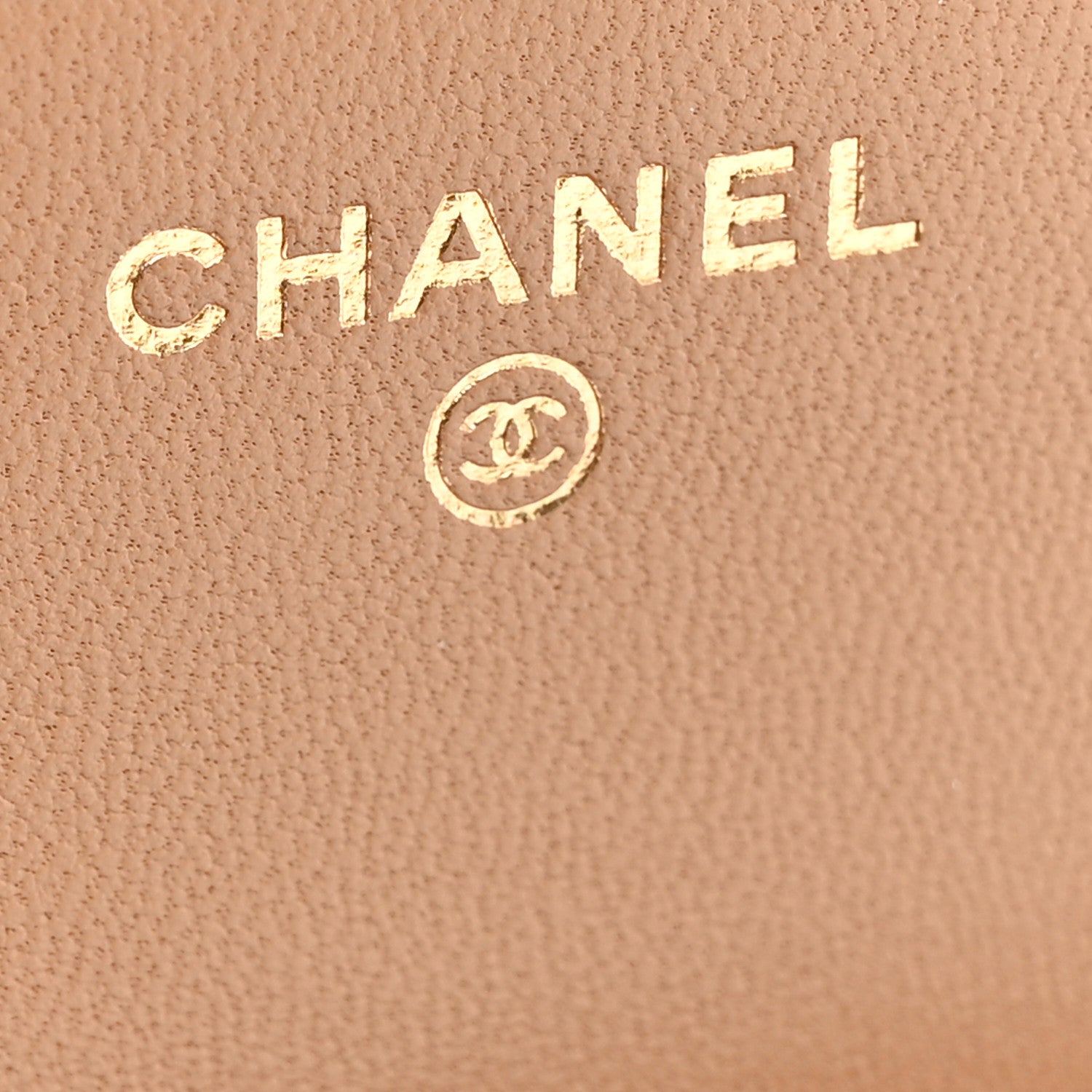 Chanel Lambskin Quilted Flap Phone Holder With Chain Ecru Dark Beige 6 of 11