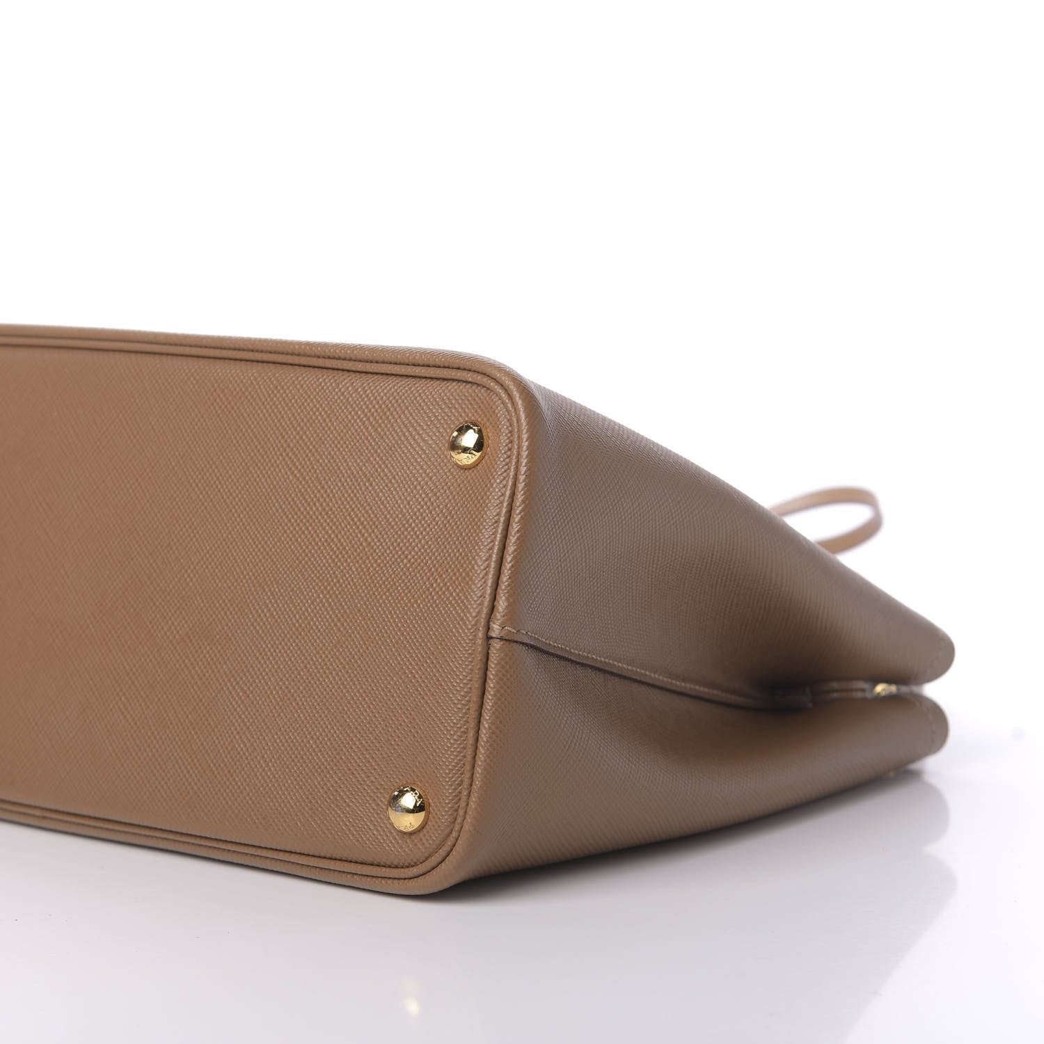 Prada Saffiano Cuir Medium Double Bag Cannella Turchese 8 of 11