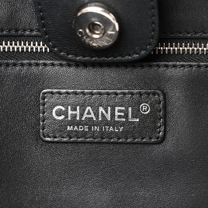 Chanel Calfskin Stitched Large Lady Coco Shopping Tote Black 6 of 10