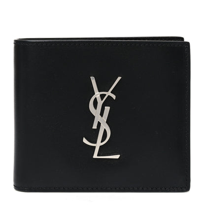 Saint Laurent Smooth Calfskin Monogram East West Wallet Black 1 of 6