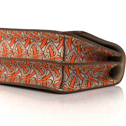 Burberry Calfskin Monogram Small TB Bag Bright Orange 9 of 14