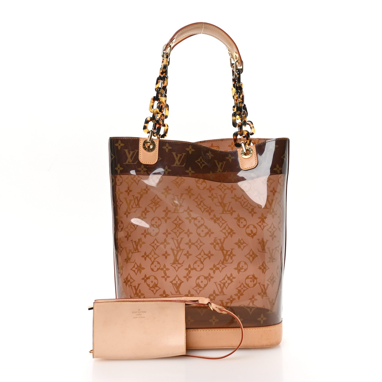 Louis Vuitton Vinyl Cabas Sac Ambre MM 3 of 12