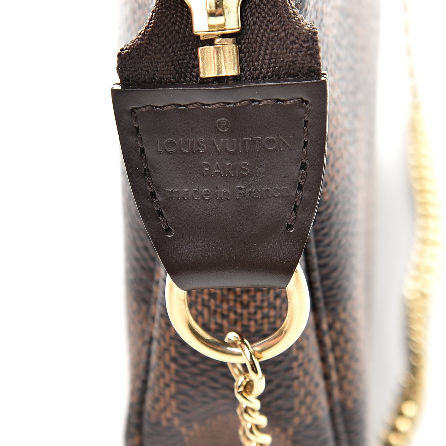 Louis Vuitton Damier Ebene Mini Pochette Accessories 6 of 8