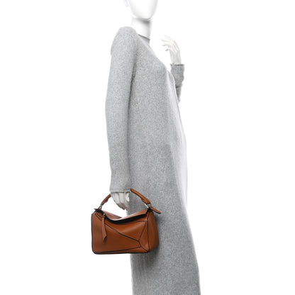 Loewe Calfskin Small Puzzle Bag Light Caramel 2 of 9