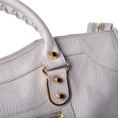 Balenciaga Chevre Gold Metallic Edge Hardware City Gris Clair Gris Perle 12 of 13