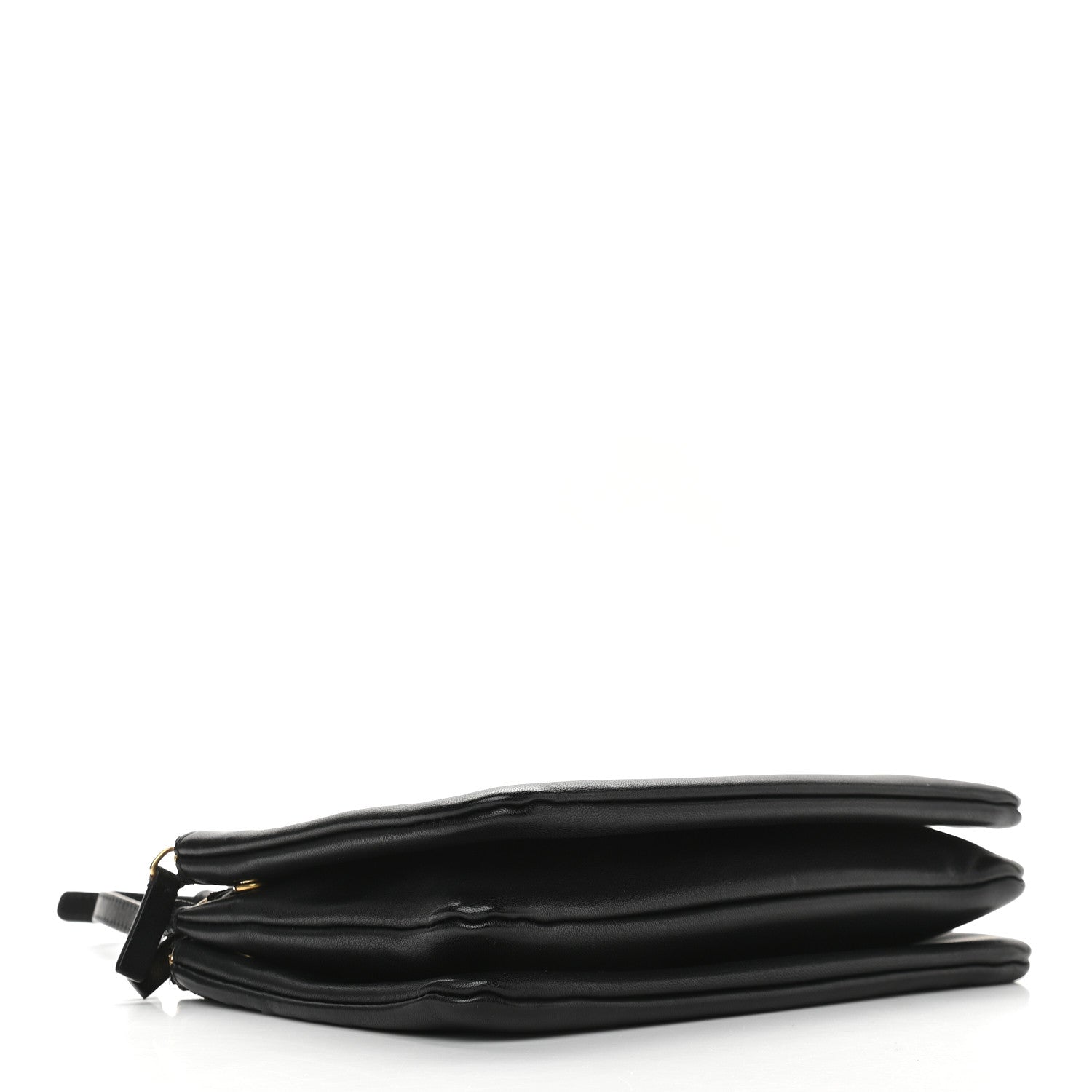 Celine Lambskin Small Trio Crossbody Bag Black 4 of 9