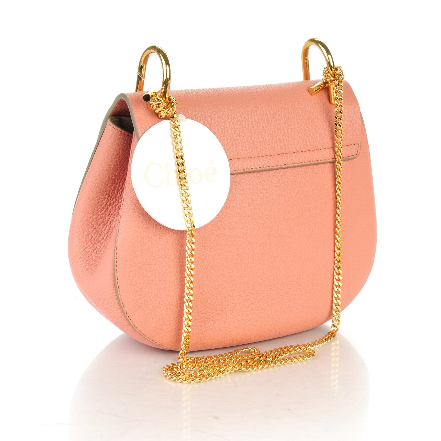 Chloe Grained Lambskin Drew Shoulder Bag Misty Rose 3 of 8