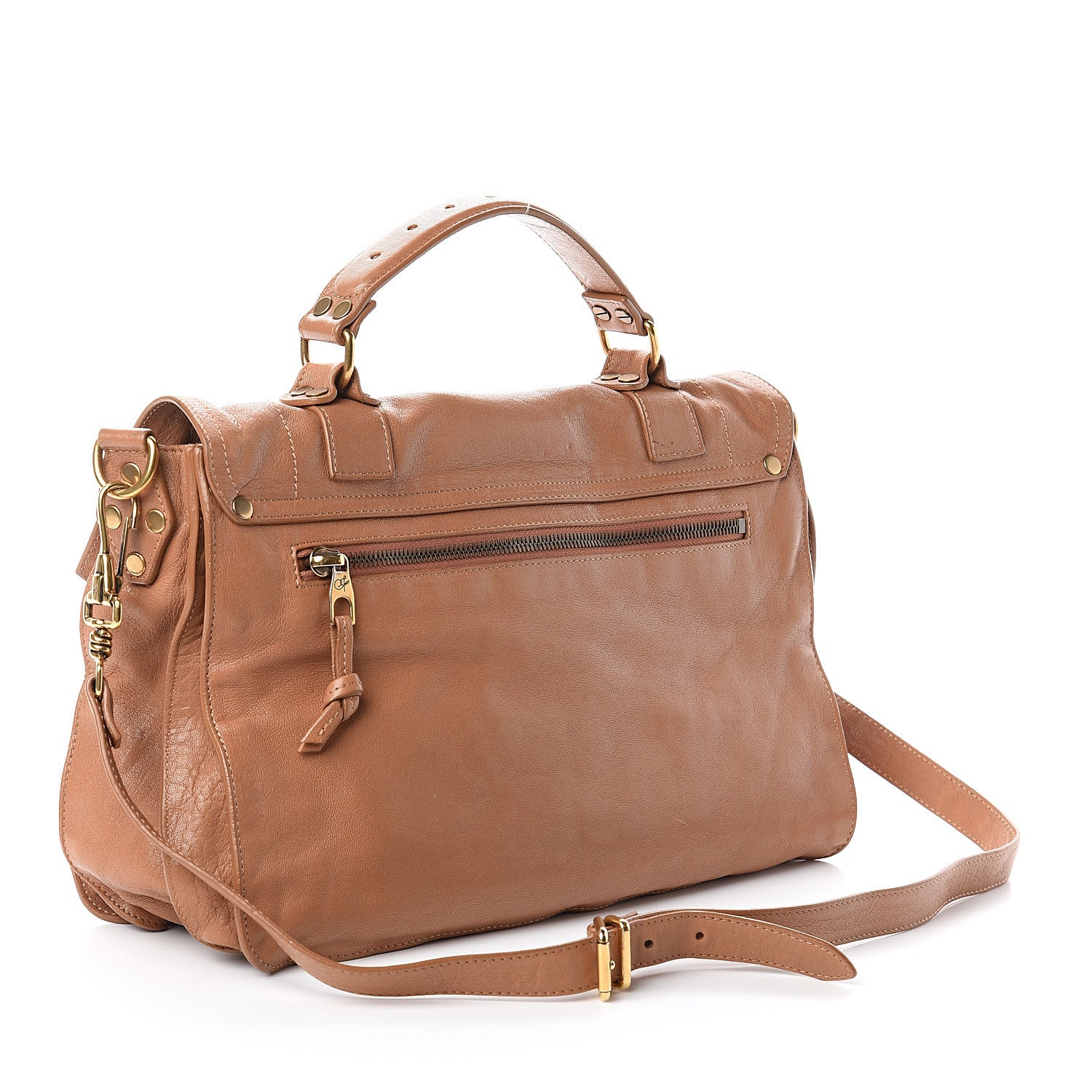 Proenza Schouler Lambskin Medium PS1 Satchel Dune 2 of 8